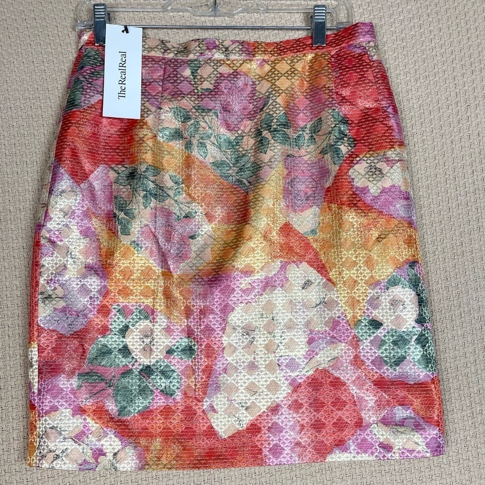 Floral Multicolor Skirt Size Medium